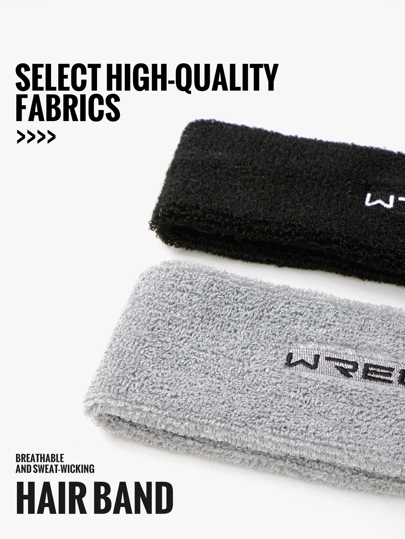 Moisture-Wicking Hat Accessories: WRELS Sports, Moisture Wicking, Athletic, Cotton Terry Cloth Sweatband / Rungear