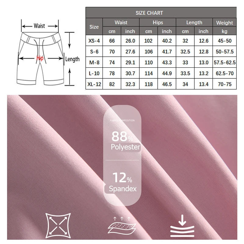 Women's 2-in-1 High-Waist Quick-Dry Running Shorts