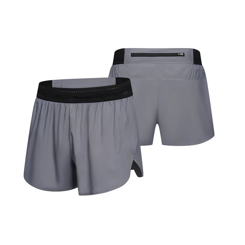Men's Quick-Dry Apparel: Lightweight, Athletic 3-Inch Marathon Shorts with Built-in Liner Waist Pocket for Trail, Running / Rungear