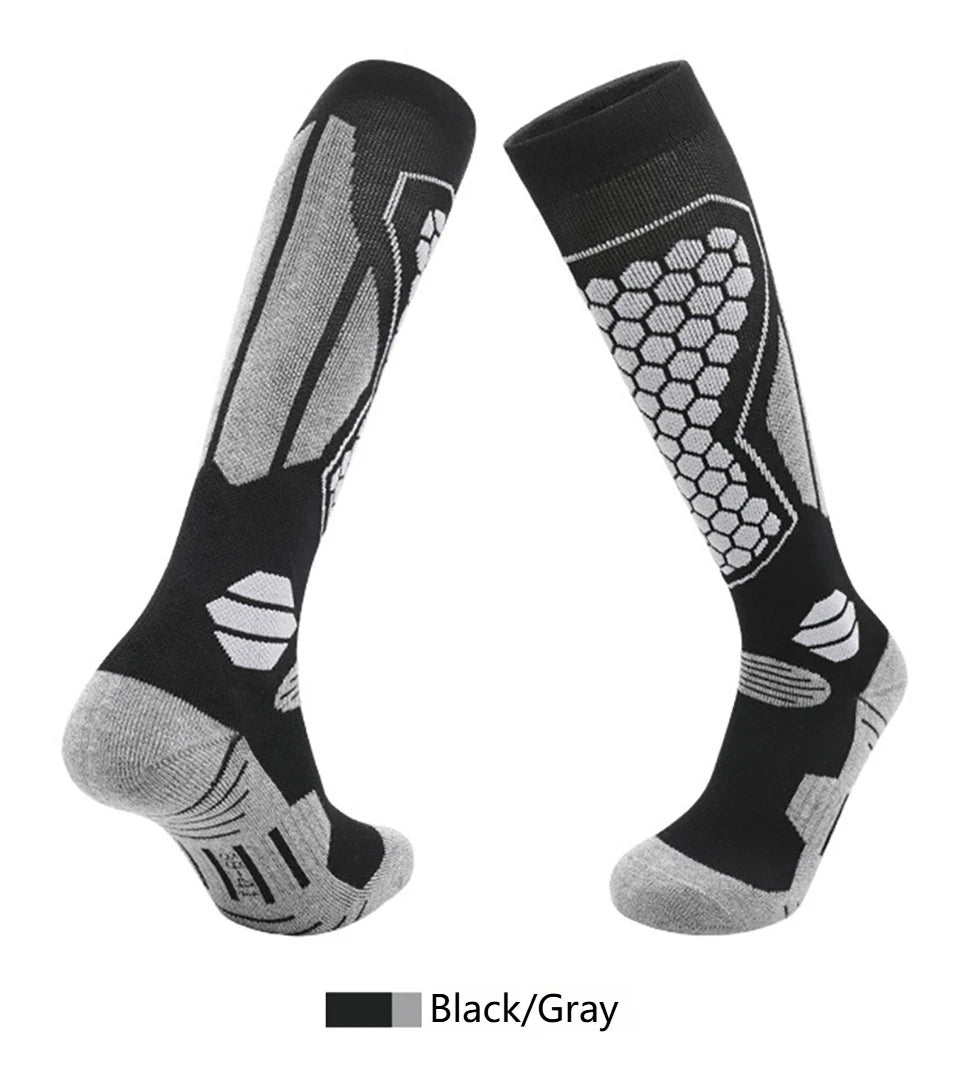 GTUBIKE Unisex Thermal Winter Cotton High Elastic Sports Socks Adult