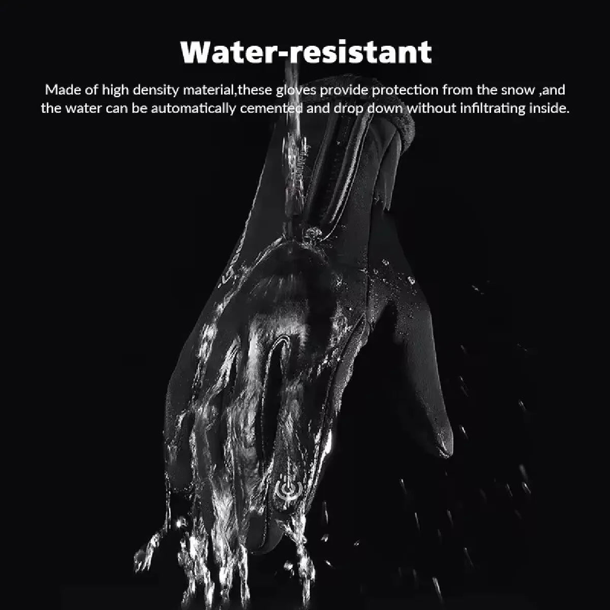 Winter Gloves Waterproof Thermal for Running Hiking Cycling