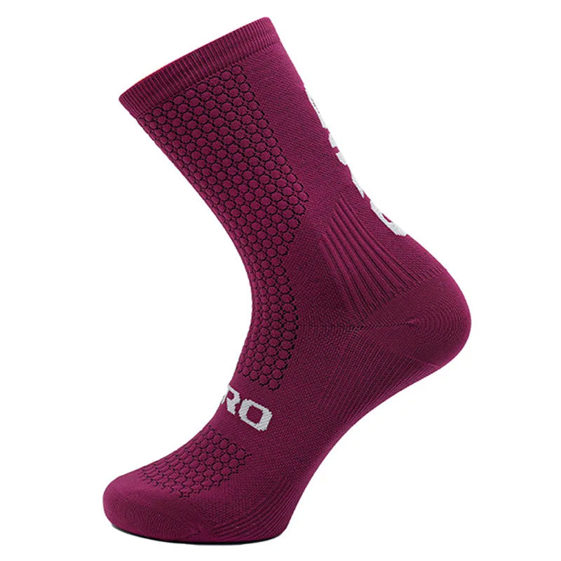 Compression Sock Apparel: 1 PR Men's Knee-High Sports Compression Socks Cycling, Hiking, Running, All Sports / Rungear