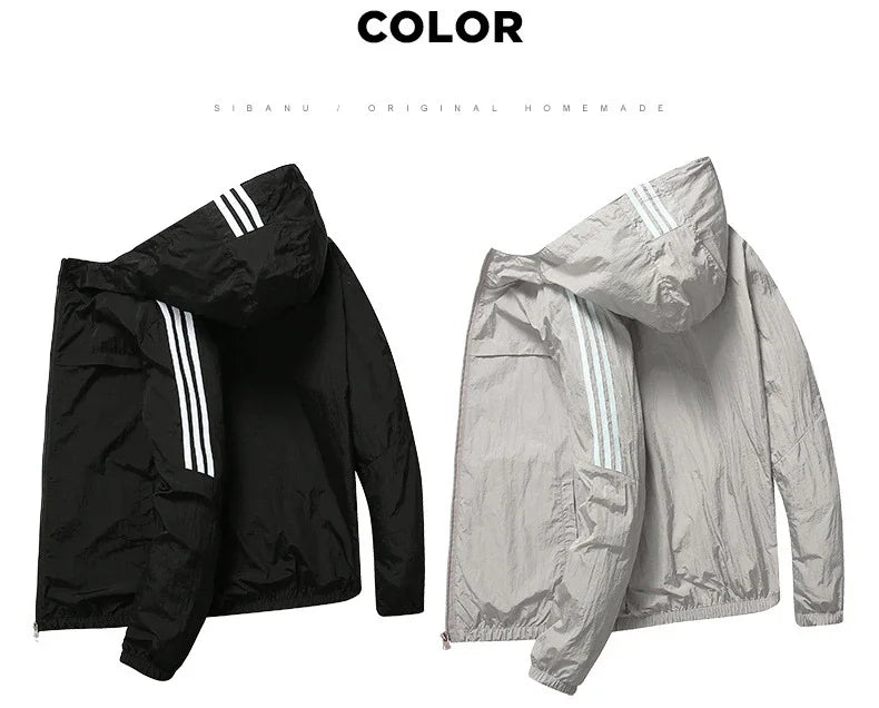 Running Apparel For Summer: Lightweight, Sun-Protective, Hooded Sports Thin Jacket / Rungear