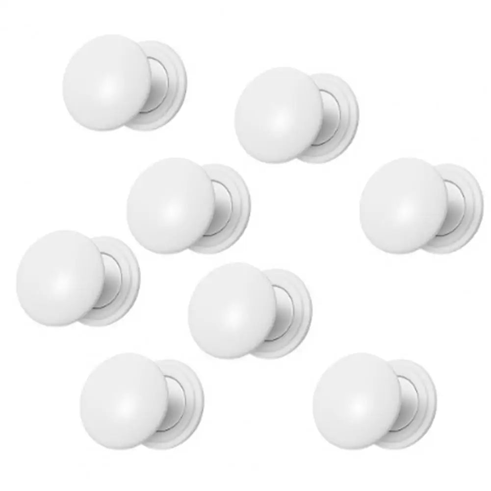 8Pcs Lightweight Magnetic Cloth Buckle Race Bib Holders Race Number Belt with Fix Clips