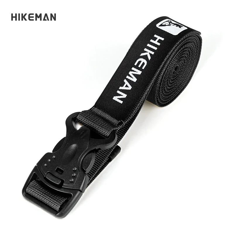 HIKEMAN 120cm Luggage Straps Outdoor Hiking Camping Travel Clothing Paing Tightening Fixed Strap Adjustable Packing Gear