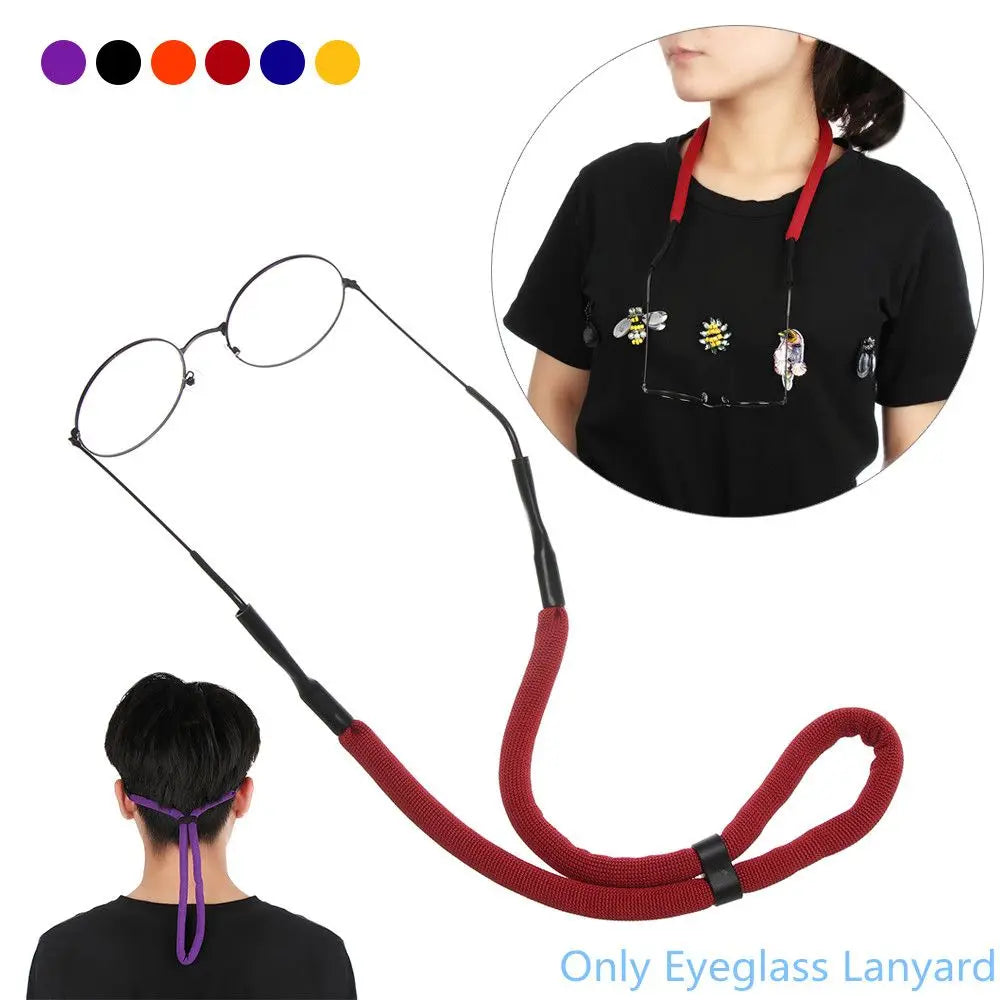 Adjustable, Chain Band Rope, Sports Sunglasses Lanyard Neck Strap / Rungear