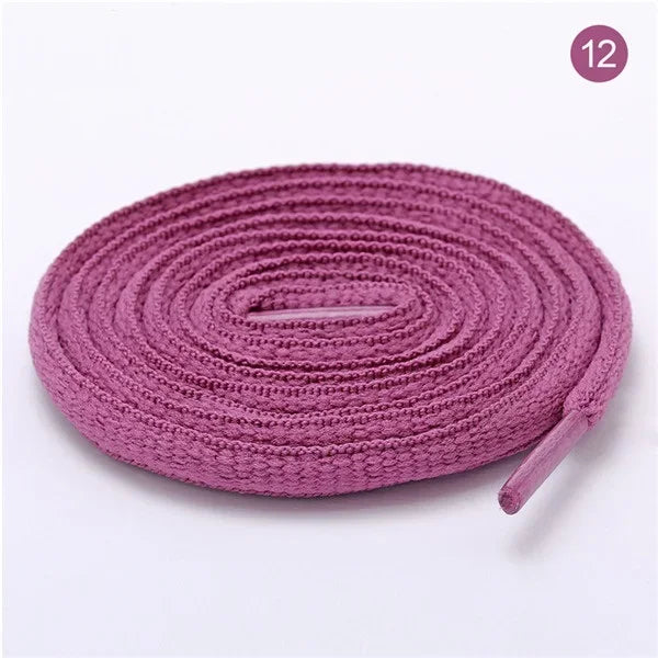 Sports Shoe Accessories: 1 Pair Adults Classic Oval, Half Round Athletic Shoelaces / Rungear