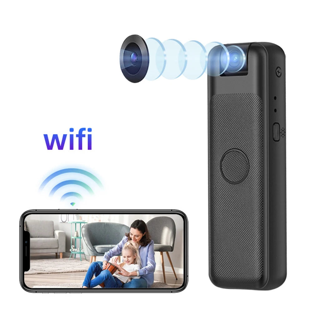Tech Gear Accessories: Mini Camera, WIFI Infrared Night Vision, Small Body Camera Portable DV DVR Recorder / Rungear