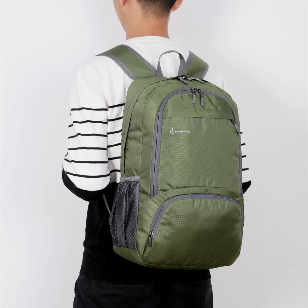 Lightweight Trail Accessories: Unisex, Waterproof, Packable Backpack For Travel, Hiking, Cycling / Rungear