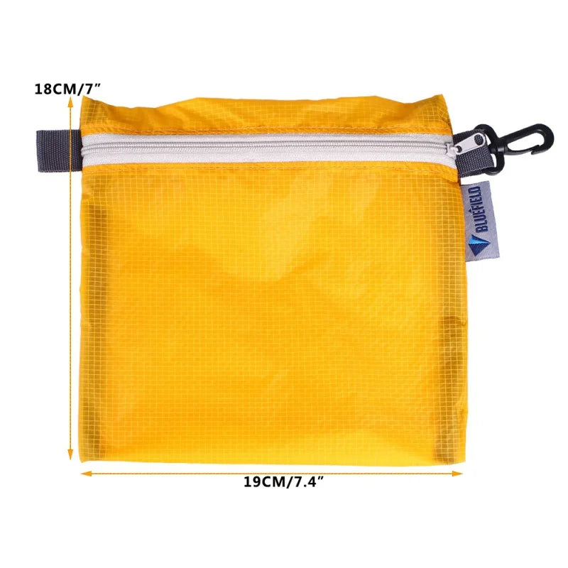 Portable Waterproof Nylon Coated Silicon Pocket Hook Pouch Organizer Reusable Storage Bag