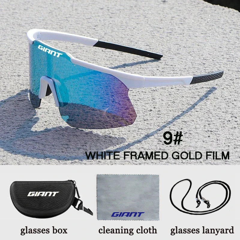 Running Sunglasses Gear: 2025 GIANT UV400 Protection, Anti-Fog, Sports Sunglasses with Case / Rungear