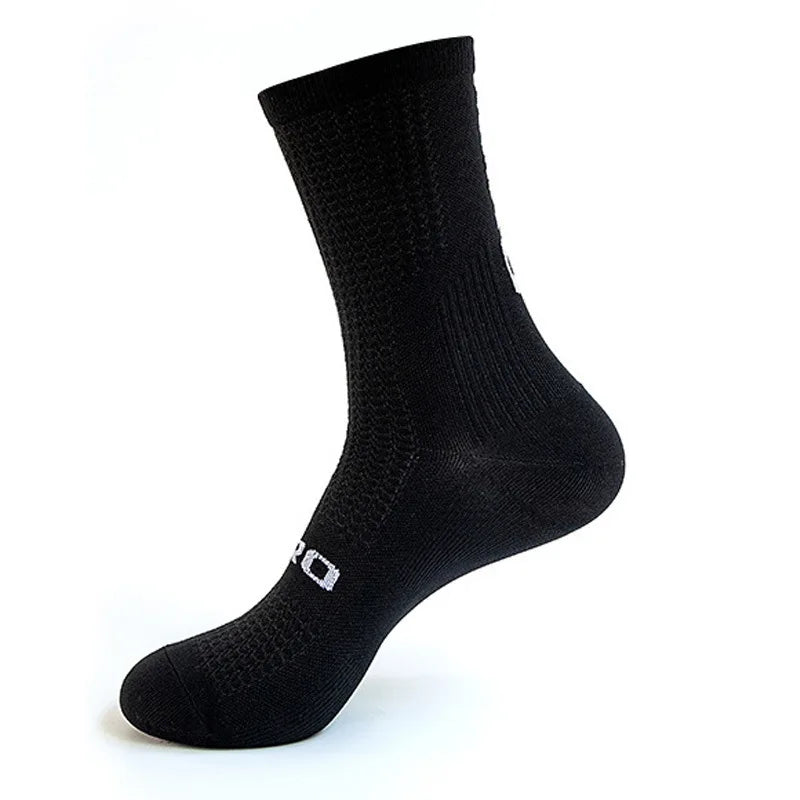 Compression Sock Apparel: 1 PR Men's Knee-High Sports Compression Socks Cycling, Hiking, Running, All Sports / Rungear