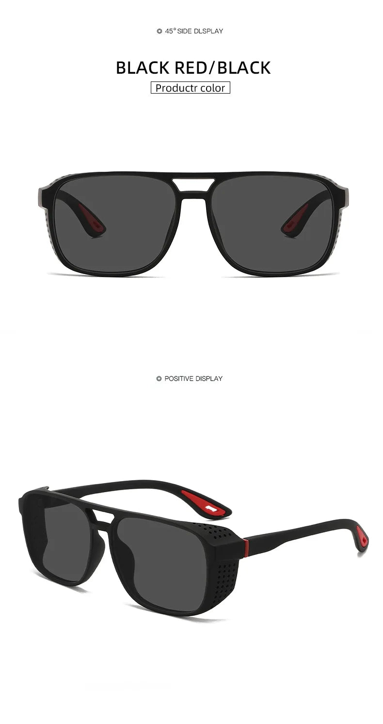 Sunglasses Running Gear: Unisex, Polarized Square Sunglasses for Outdoor Fishing Riding, Running Travel / Rungear