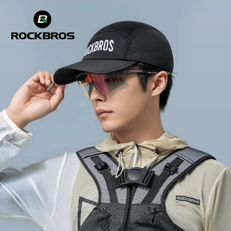 ROCKBROS Summer Lightweight Breathable Quick-Dry UV Protection Sports Cap