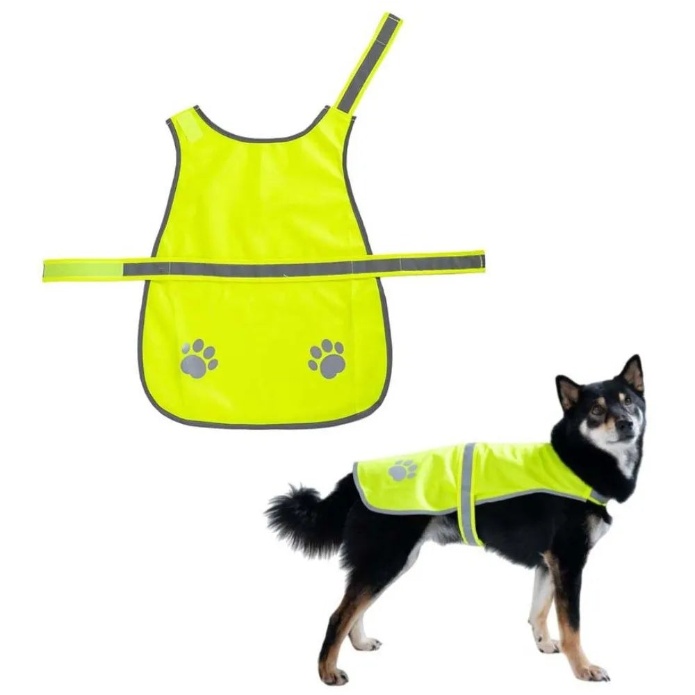 Reflective Comfortable Breathable Adjustable Dog Safety Vest Visibility Jacket