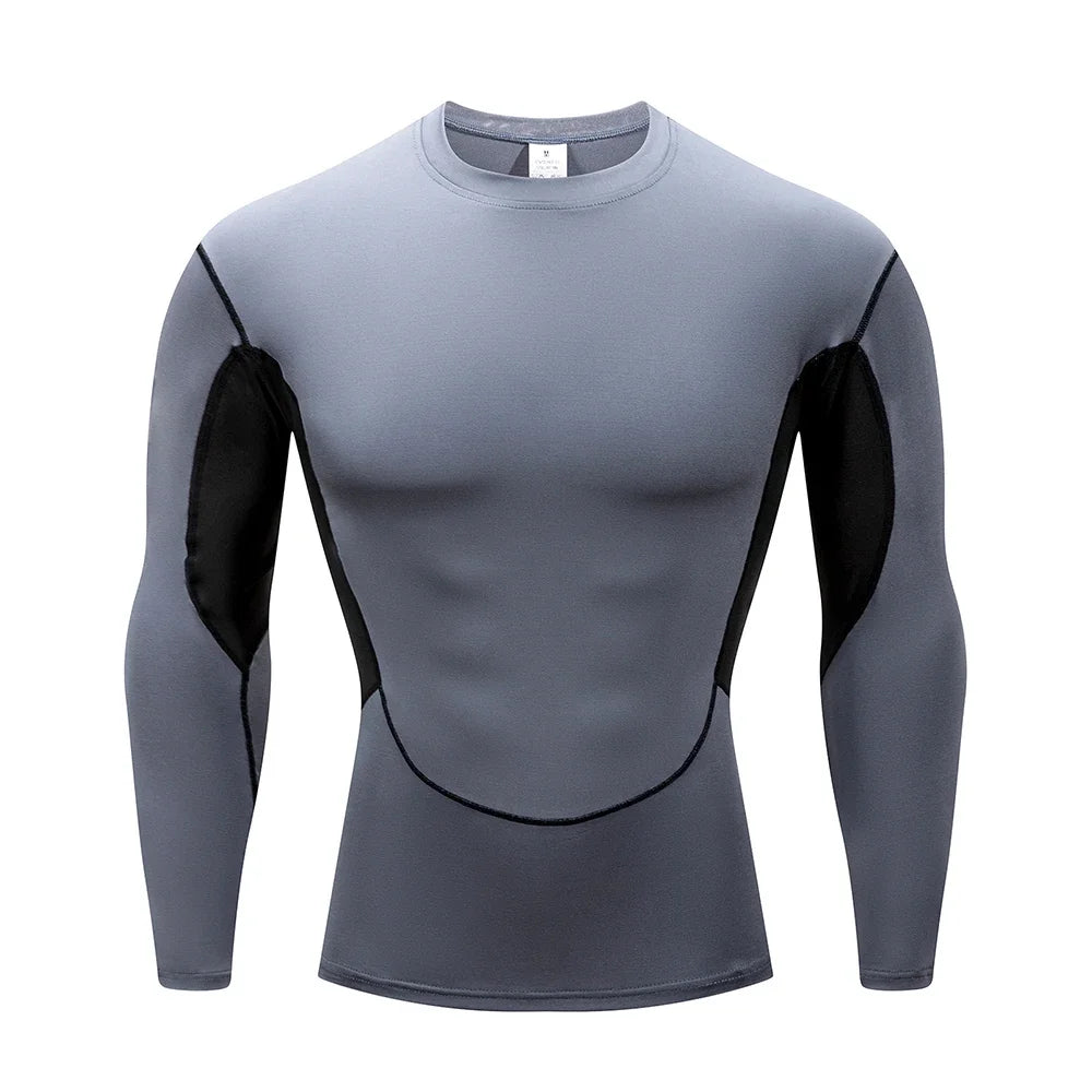 Men's Compression Shirts: Quick Dry, Long Sleeved, Training Sports Shirt / Rungear