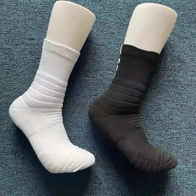 Running Sock Gear: Men's Sweat Absorbing, Anti-Slip, Mid Tube Sports Socks / Rungear