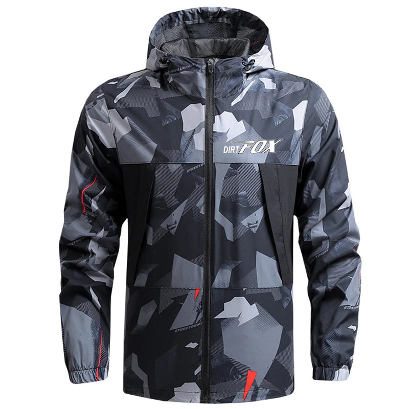 Men's Jacket Apparel: DIRTFOX Windproof Light Jacket For Mountain, Hiking, Walking / Rungear