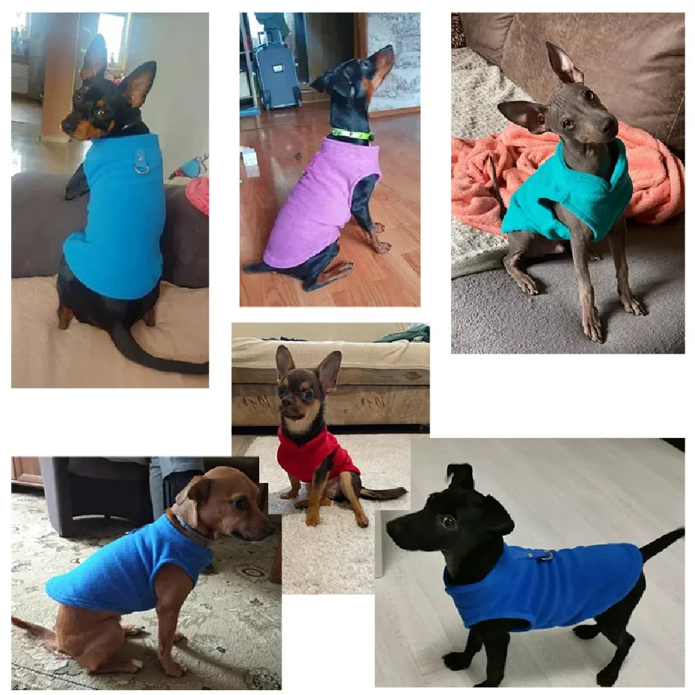 Dog Jacket Supplies: Soft, Warm, Lightweight Fleece Dog Jacket / Rungear