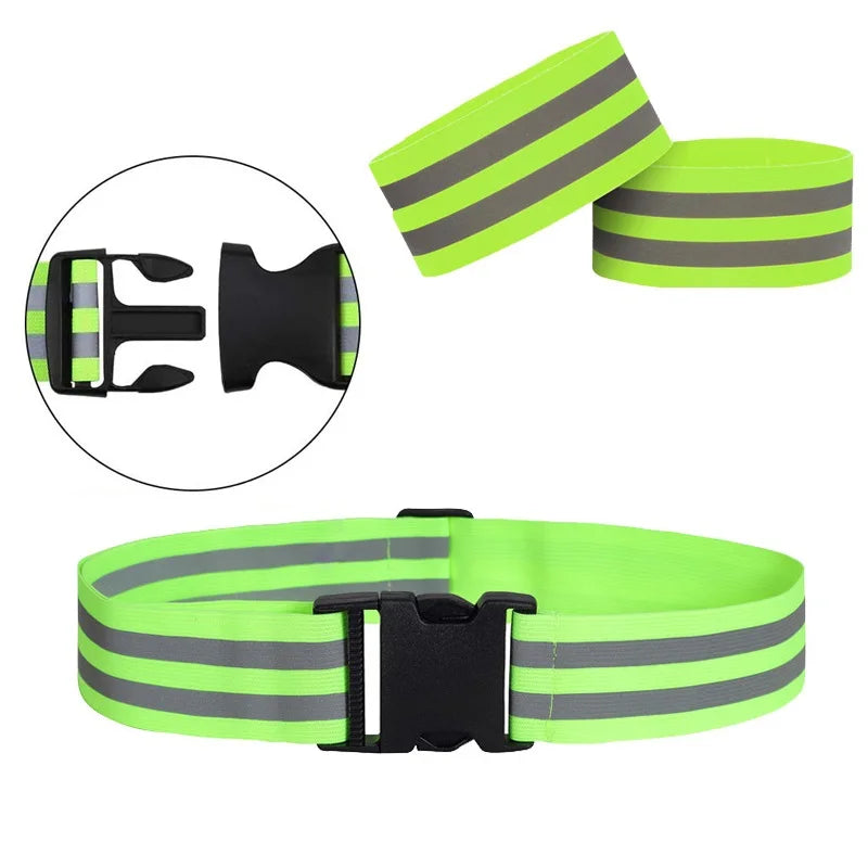 Reflective Safety Waistband Wristbands