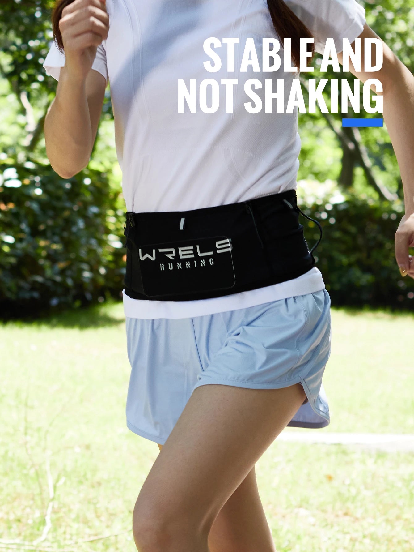 Running Belt Gear: WRELS, Multi-Functional, Large Capacity, Breathable, Invisible Running Waist Bag / Rungear