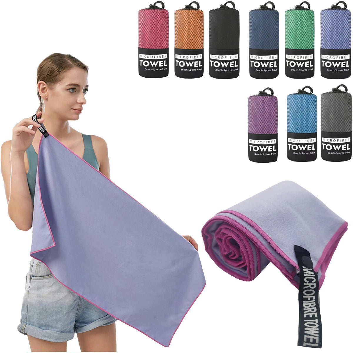 Running Gear Accessories: Quick-Drying, Sweat Absorbent, 40x80CM Fitness Workout Sports Towels / Rungear