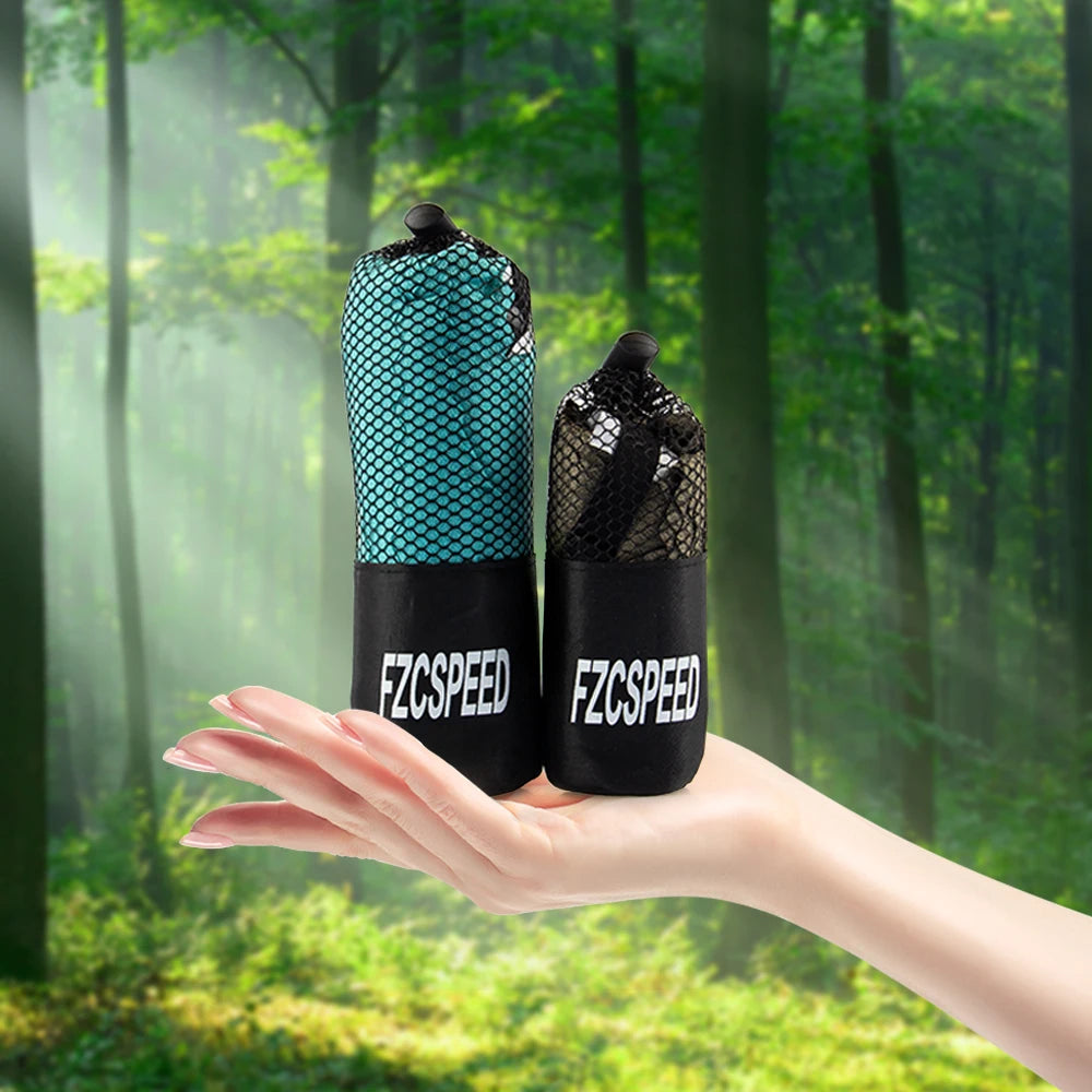 Quick Drying Accessories: Absorbent, Breathable, Portable Bath Towel for Travel, Hiking, Running Gym, All Sports / Rungear