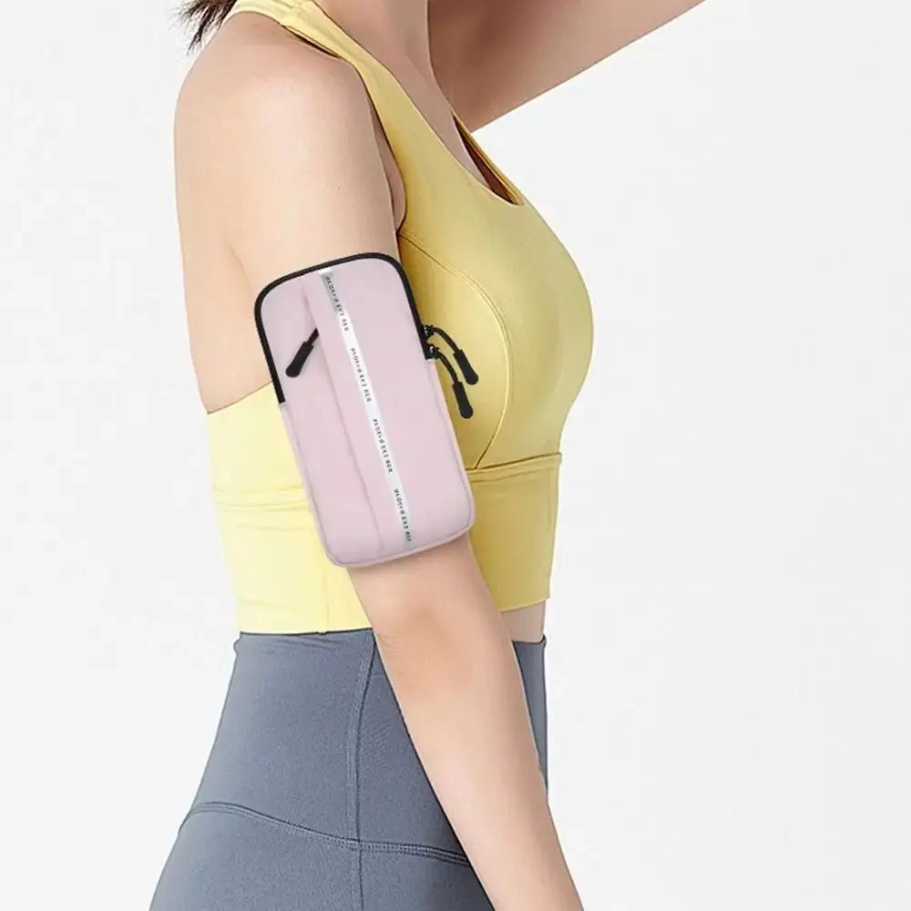 Running Tech Accessories: PU Mobile Phone Arm Bag, Waterproof, Large Capacity, Lightweight / Rungear