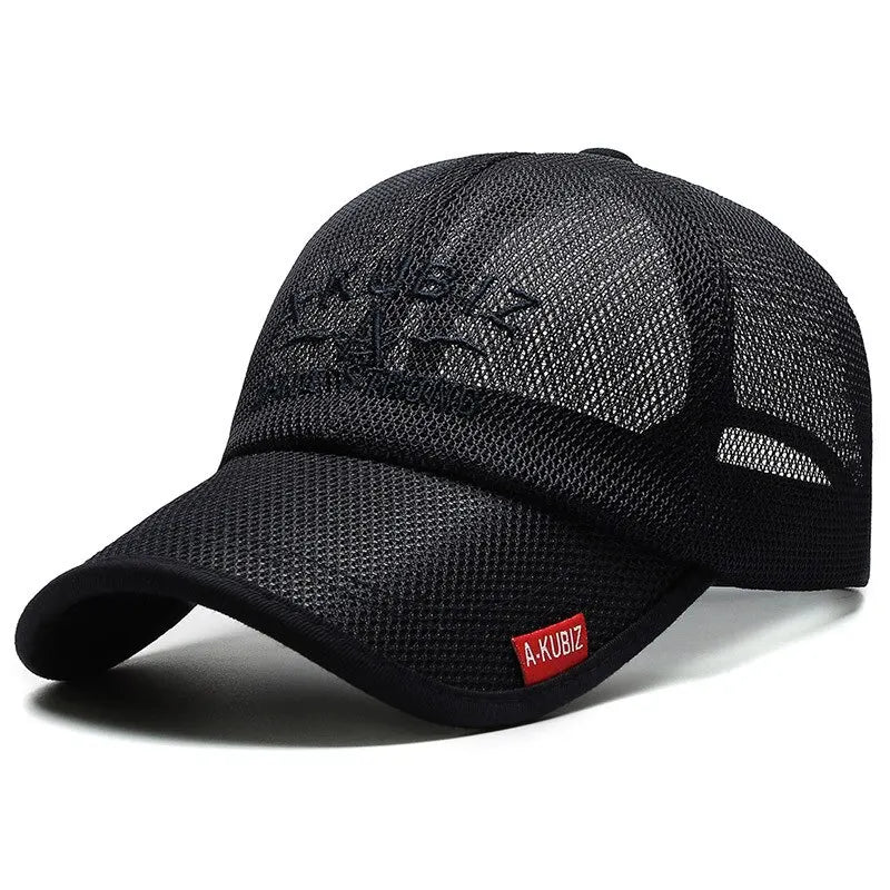 Summer Hat Gear: Unisex, Mesh, UV Protection, Breathable, Baseball Visor Cap for Outdoor Sports / Rungear