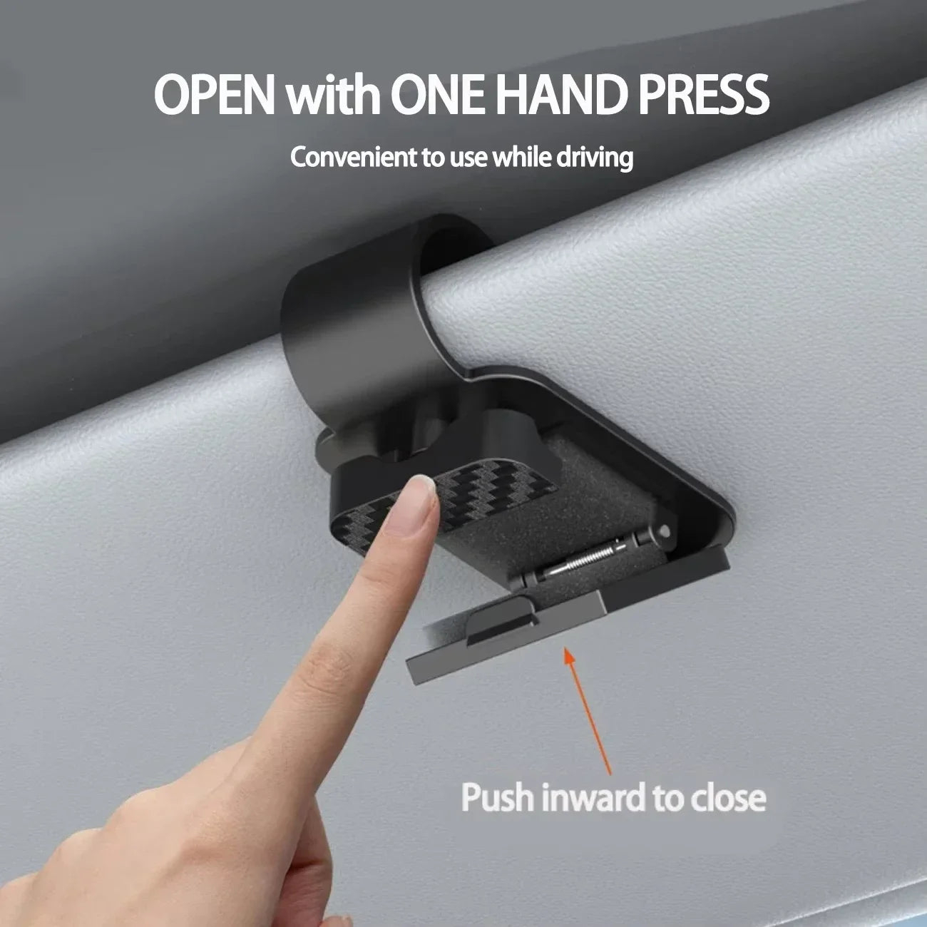Running Sunglasses Accessories: Car Sun Visor, Sunglasses Clip Holder, Interior Organizer / Rungear