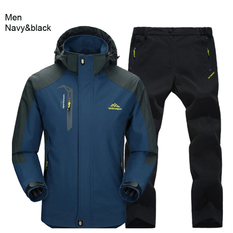 Men's Running And Trail Gear Apparel: Thermal, Waterproof, Windproof, Hooded Jacket and Pants Sets / Rungear