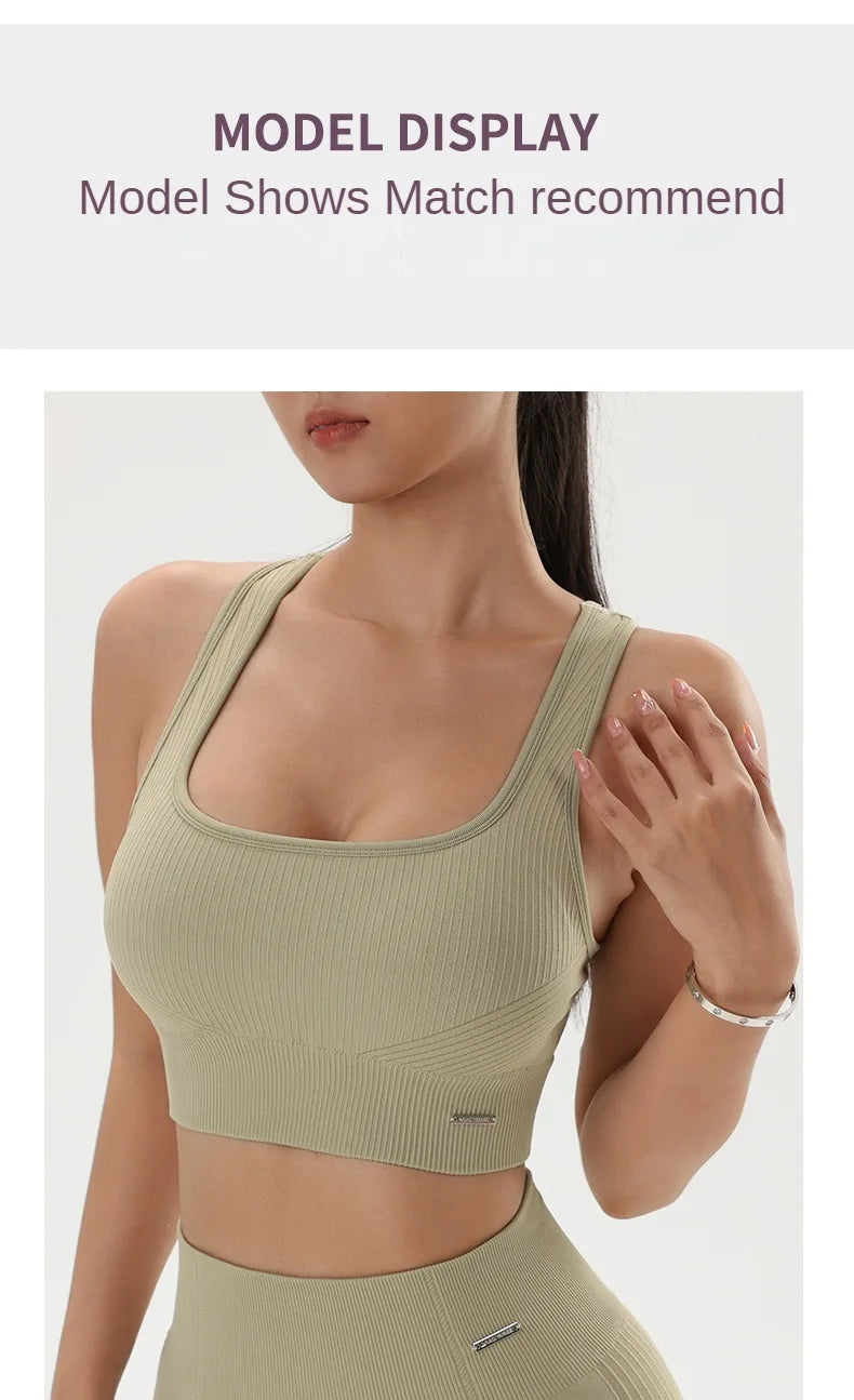 Women's Bra Apparel: Solid Color, Sweat Absorbent, Quick Dry, Fitness Sports Bras  NAQIYAYABEI