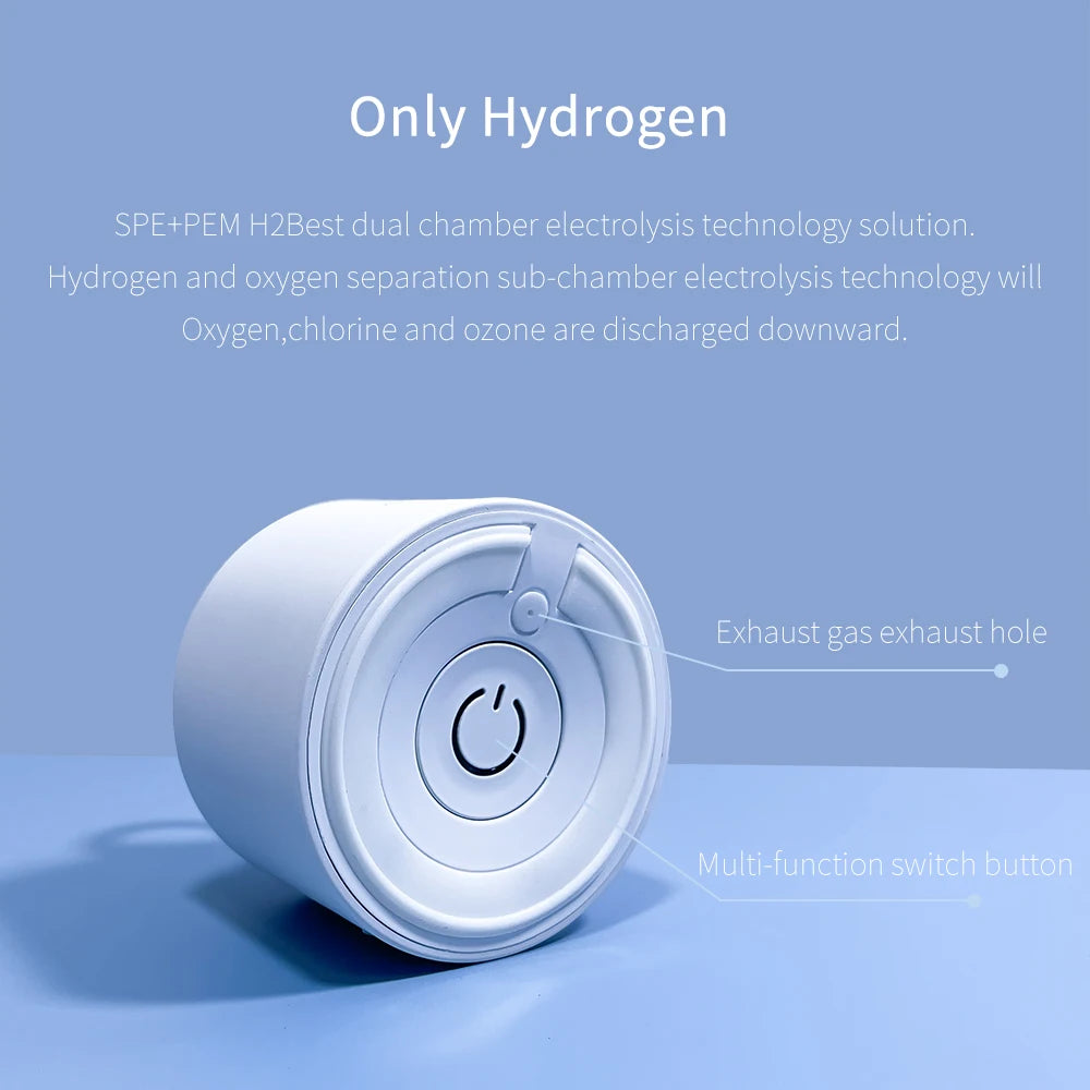 Running Hydration Accessories: BlueVida SPE&PEM High Concentration, Hydrogen Water Generator with 2 Modes and Self Cleaning / Rungear