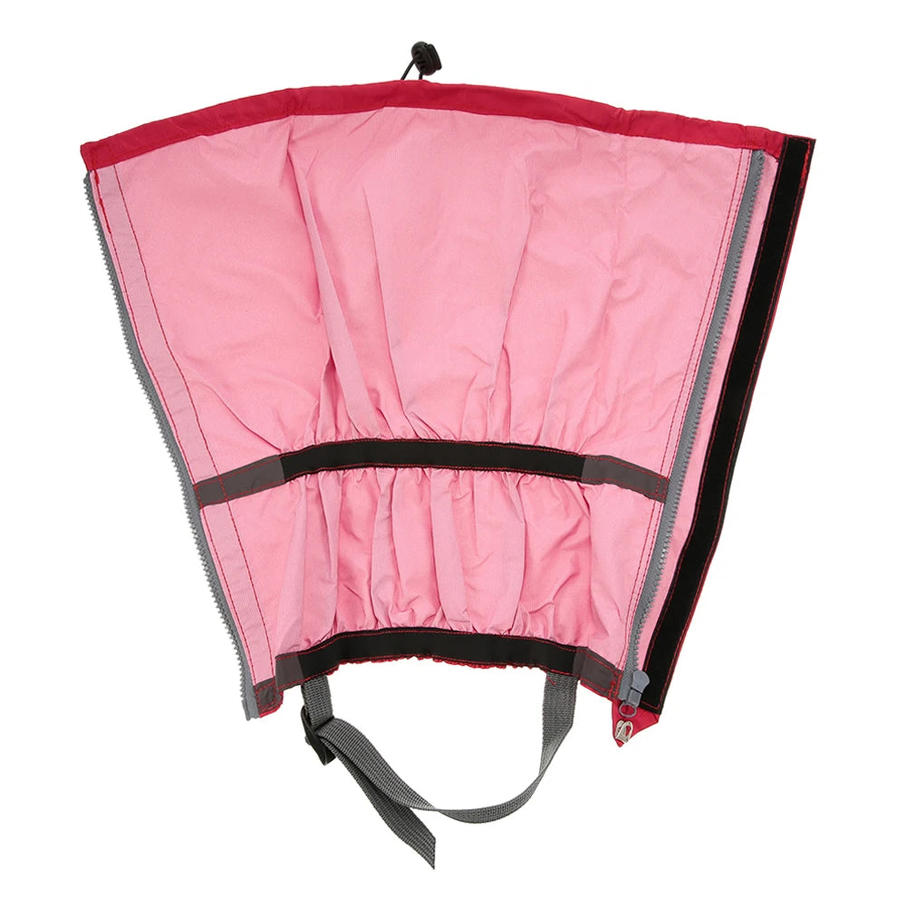 Lixada Outdoor Water-Resistant Close-Zipped Gaiters for Snowboarding Hiking Mountaineering