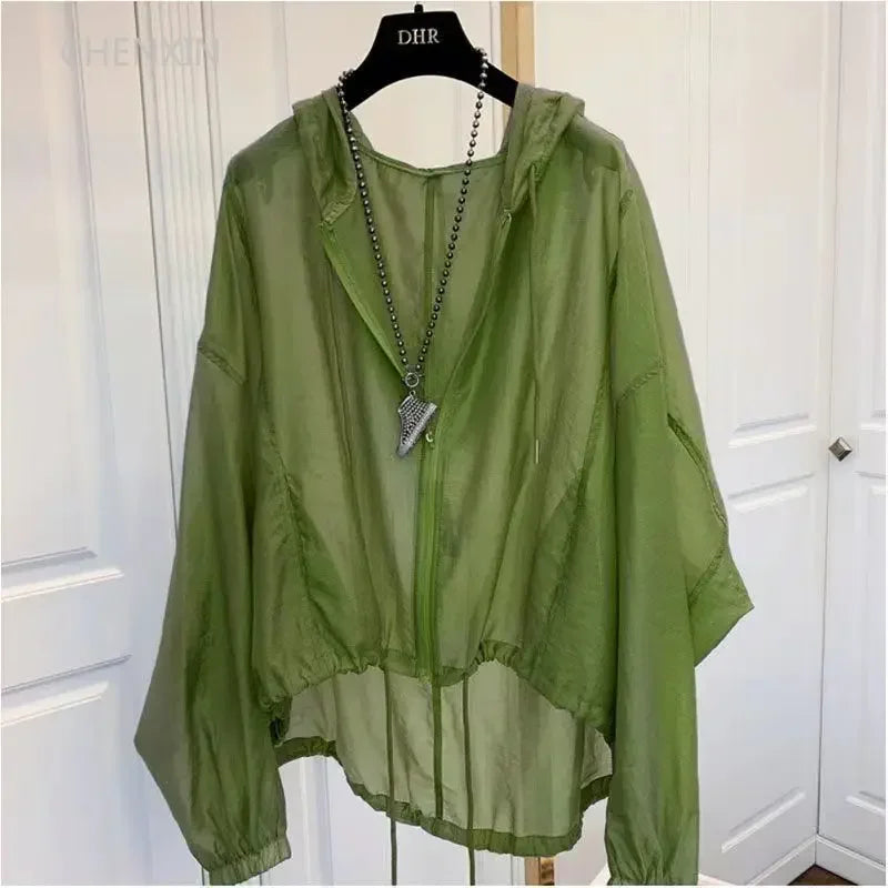 Women's Running Apparel: Hooded, Sun-Proof, Breathable, Lightweight Jackets / Rungear