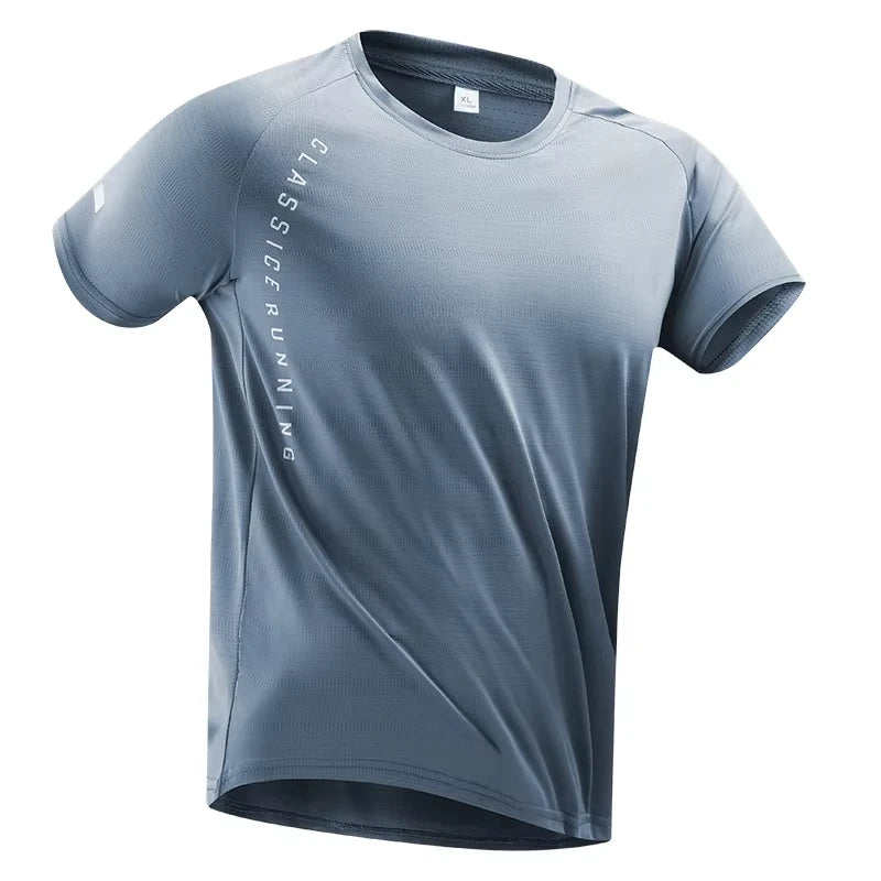Running Moisture-Wicking Apparel: Lightweight, Quick-Dry, Short Sleeved, T-Shirt / Rungear