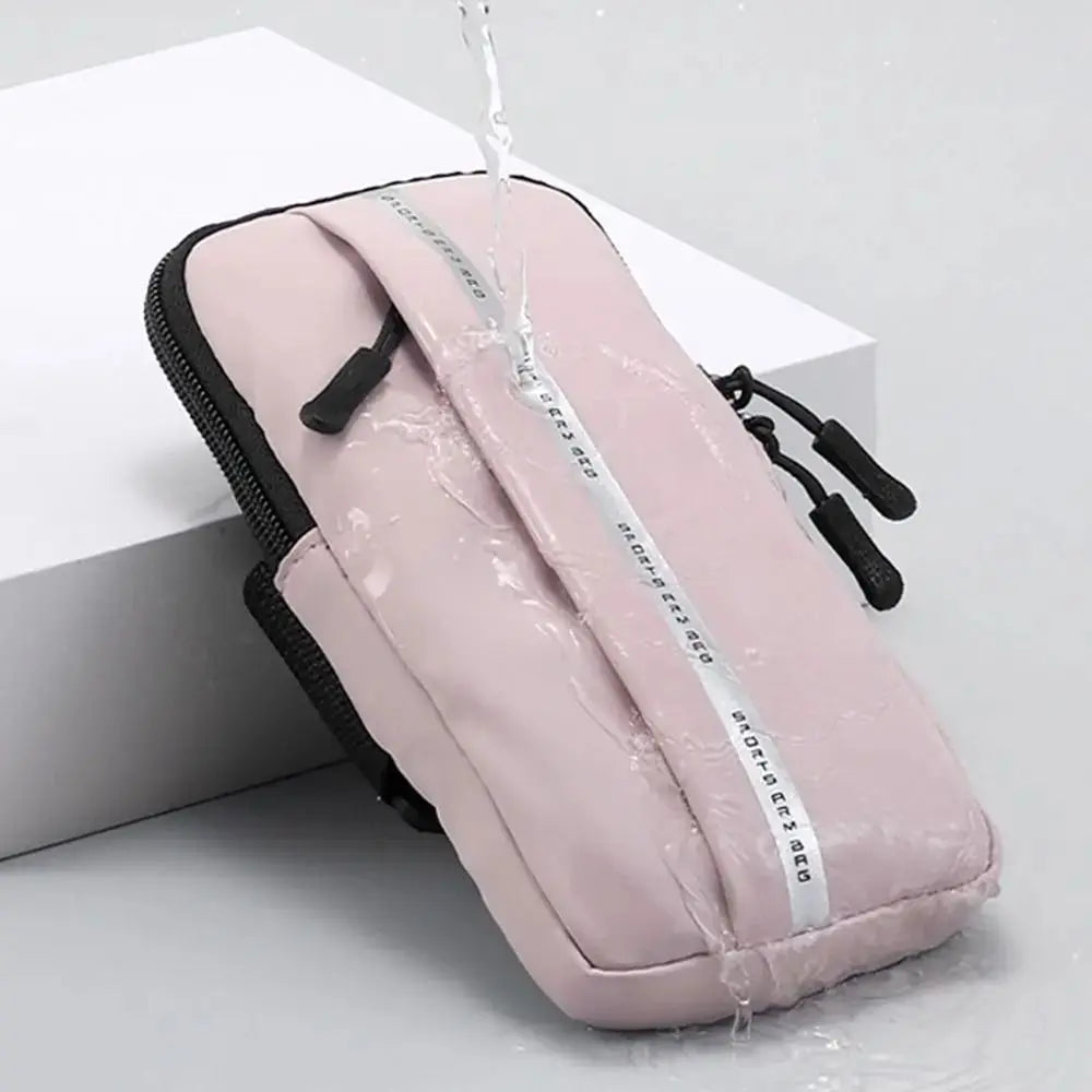 Running Tech Accessories: PU Mobile Phone Arm Bag, Waterproof, Large Capacity, Lightweight / Rungear