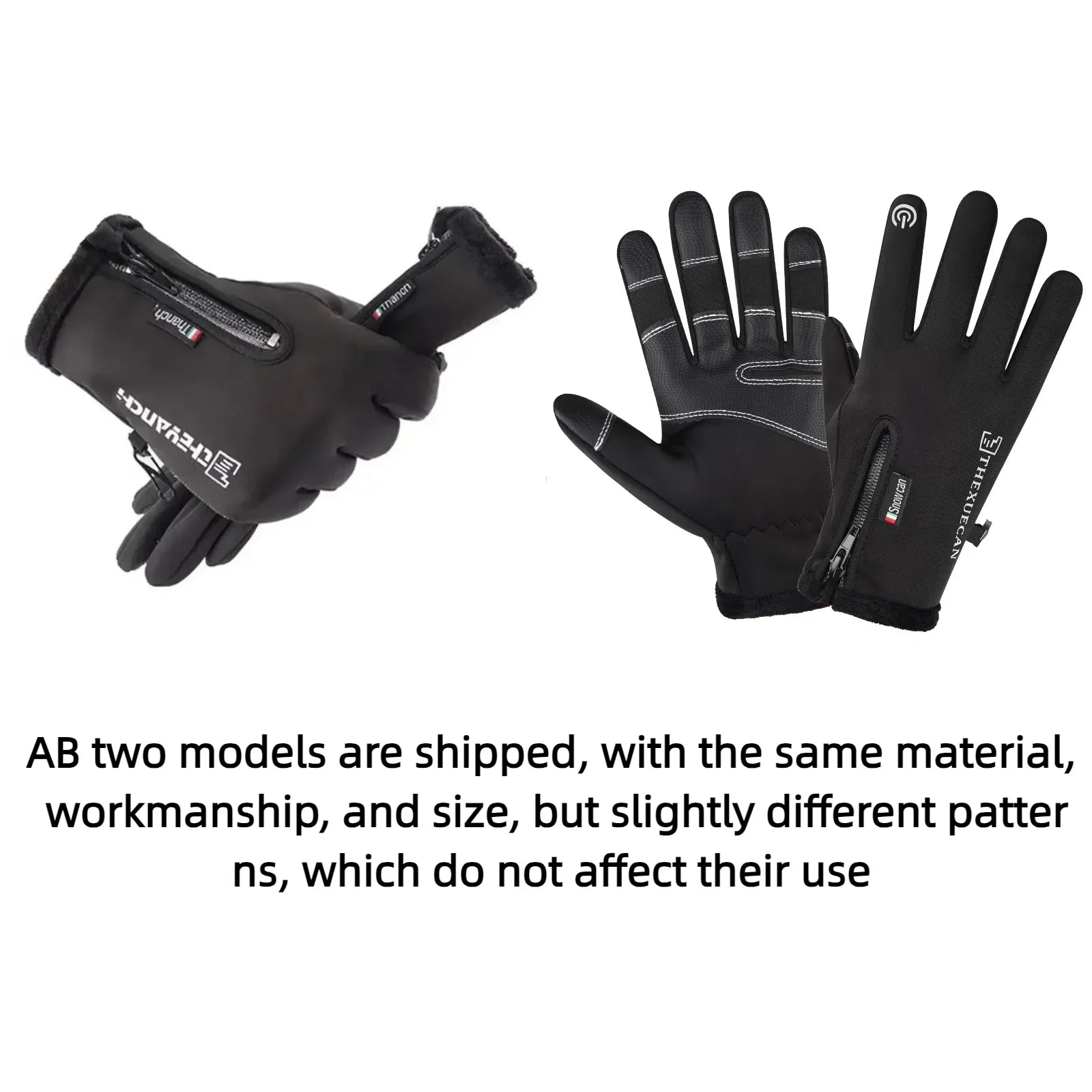 Winter Gloves Waterproof Thermal for Running Hiking Cycling