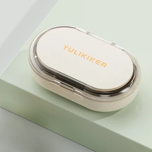 Portable Travel Size Moisture-Proof Medicine Box with Three Compartment Storage