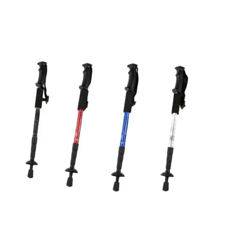 Trail Gear Accessories: Trekking Poles Shock Absorption Foldable Ultralight Hiking Pole Suitable For Outdoor Camping Mountaineering Backpacking And Trip