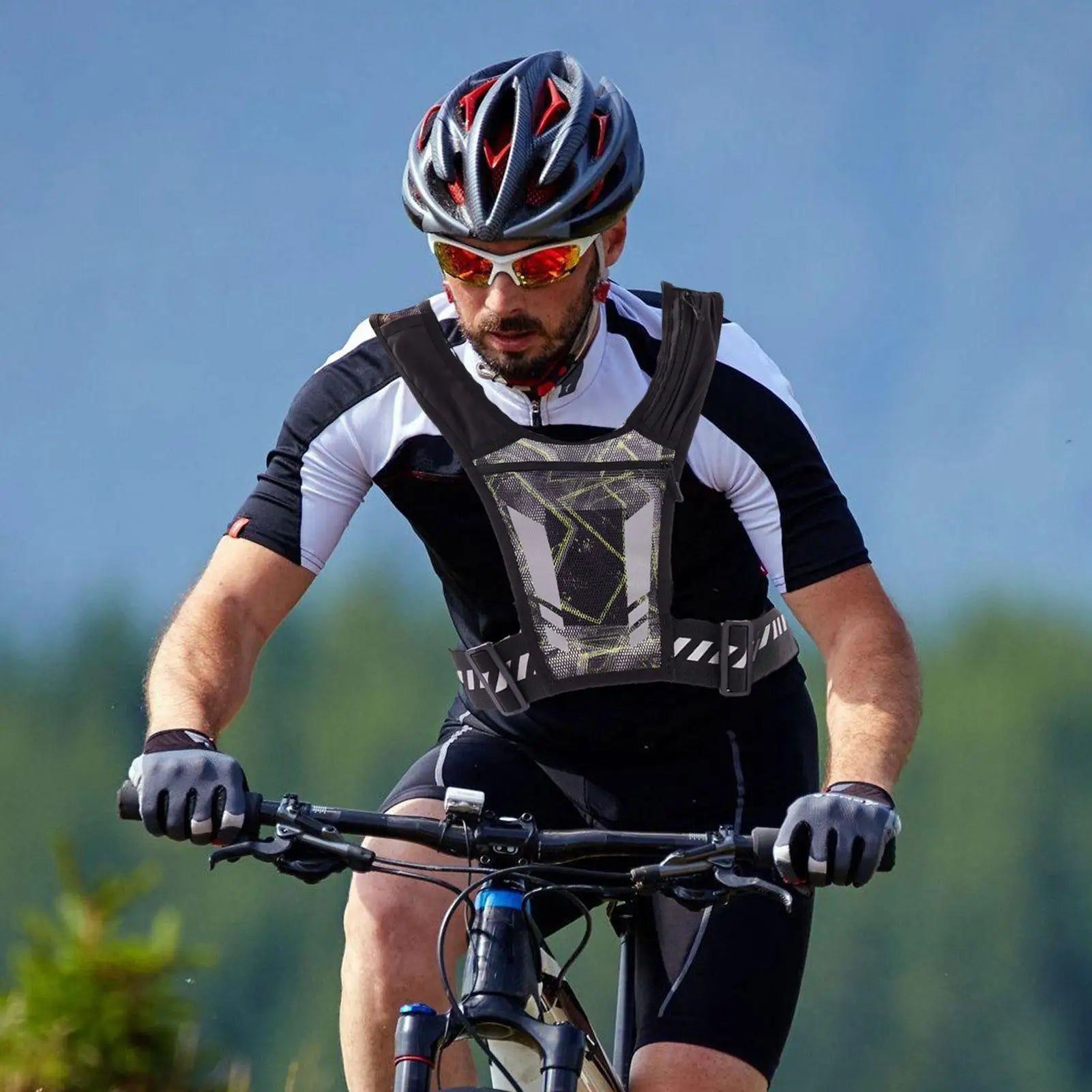 Trail Lightweight Gear: Reflective, Ultra-Light, Breathable, Outdoor Trail Running Backpack Fitness Vest / Rungear