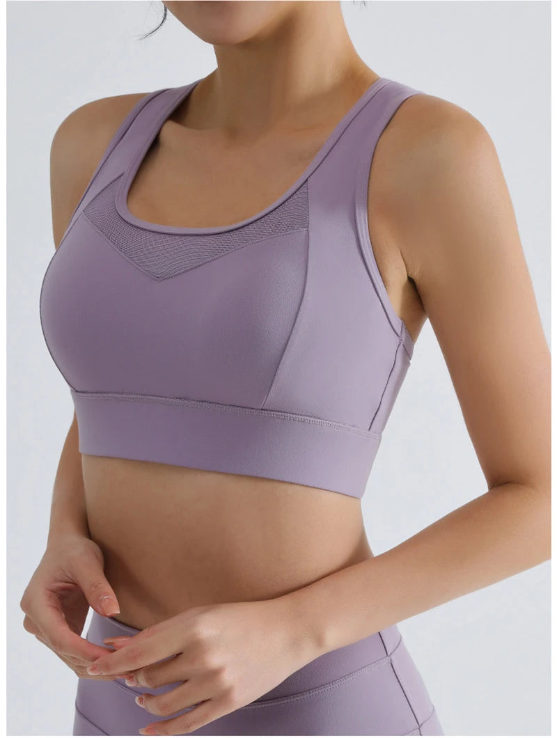 Women's Running Clothing: High Impact Full Support Adjustable Push Up Sports Bra Up To 3XL / Rungear