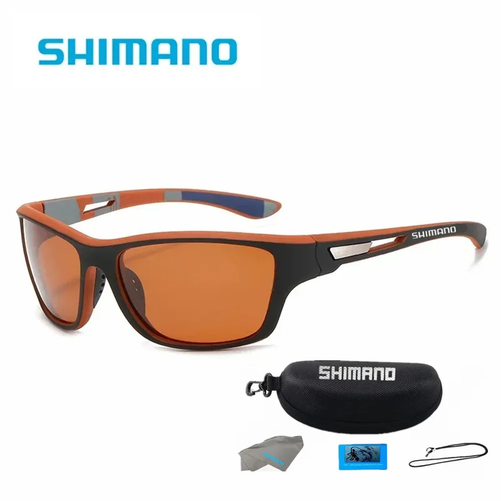 Sunglasses Gear Accessories: Shimano UV400 Unisex Polarized Protective Outdoor Sports Sunglasses / Rungear