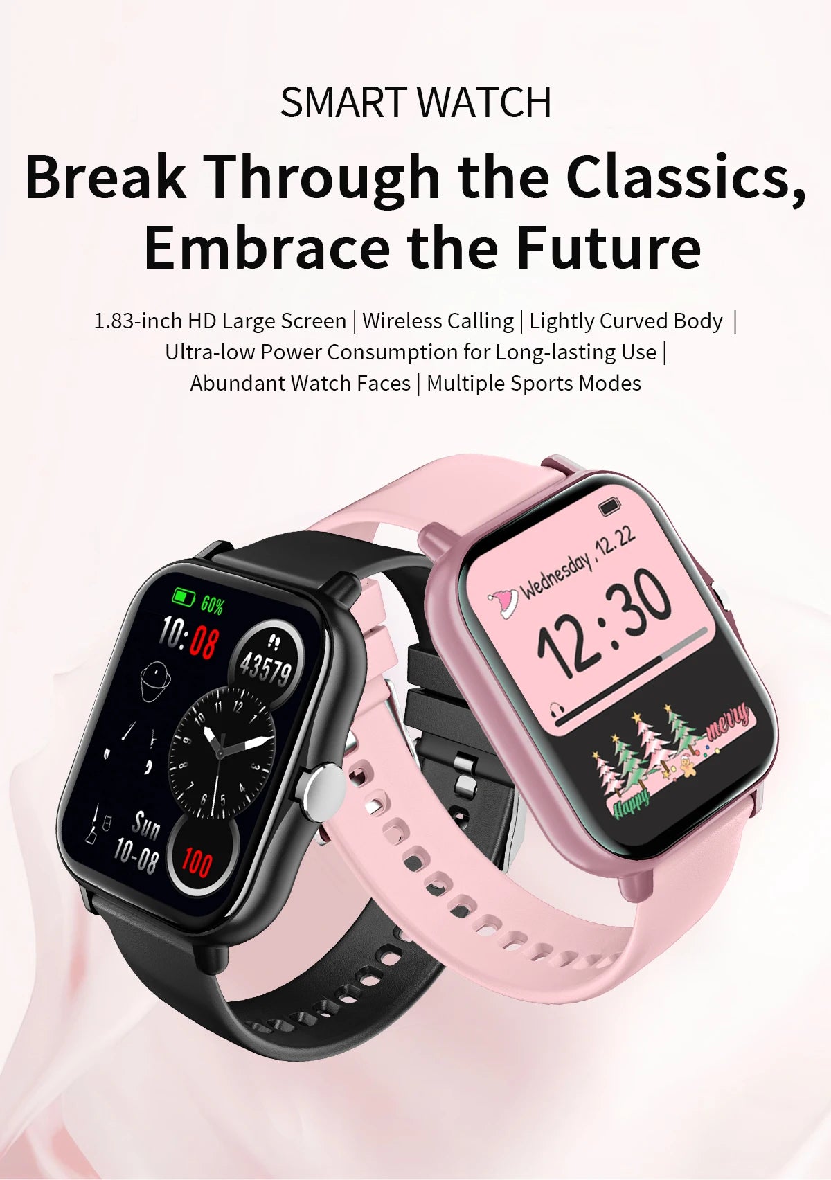Rungear Tech Accessories: 2025 Unisex New Wireless Smartwatch With 1.83‘‘HD Screen, Call, Sports Fitness Tracker / Rungear