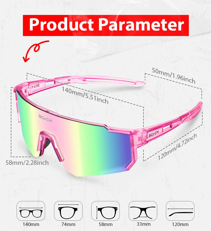 Sunglasses Gear Accessories: SCVCN UV400 Unisex Sunglasses Outdoor Sports Eyewear / Rungear
