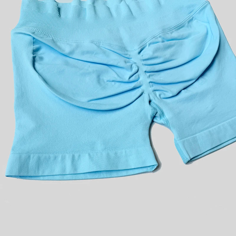 Women's Summer Apparel: Breathable, Thin, High Waisted Casual Sports Shorts, T 4.5" Low Ribbed Band / Rungear