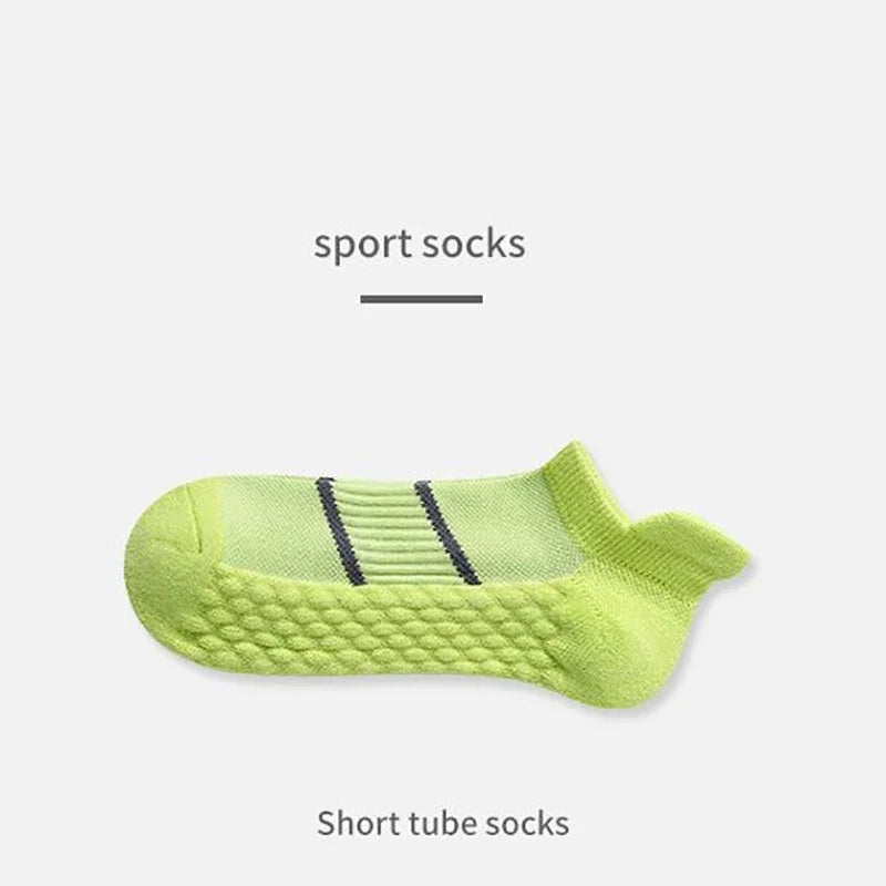 Moisture-Wicking Sock Gear: Unisex, Breathable, Anti-Slip, No-Sweat, Cotton Athletic Running Socks / Rungear