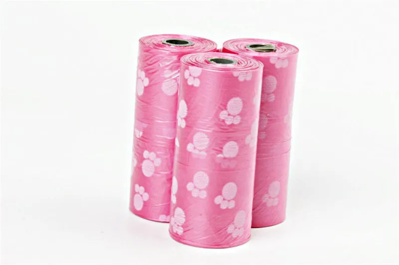 New Biodegradable Pets Waste Pick Up Dog Poop Garbage Bags Carrier