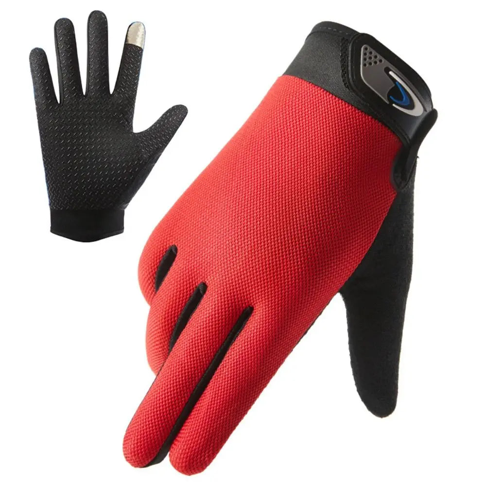 Running Gloves Gear: Ice Silk, Sun Protection, Touch Screen Full Finger Gloves / Rungear