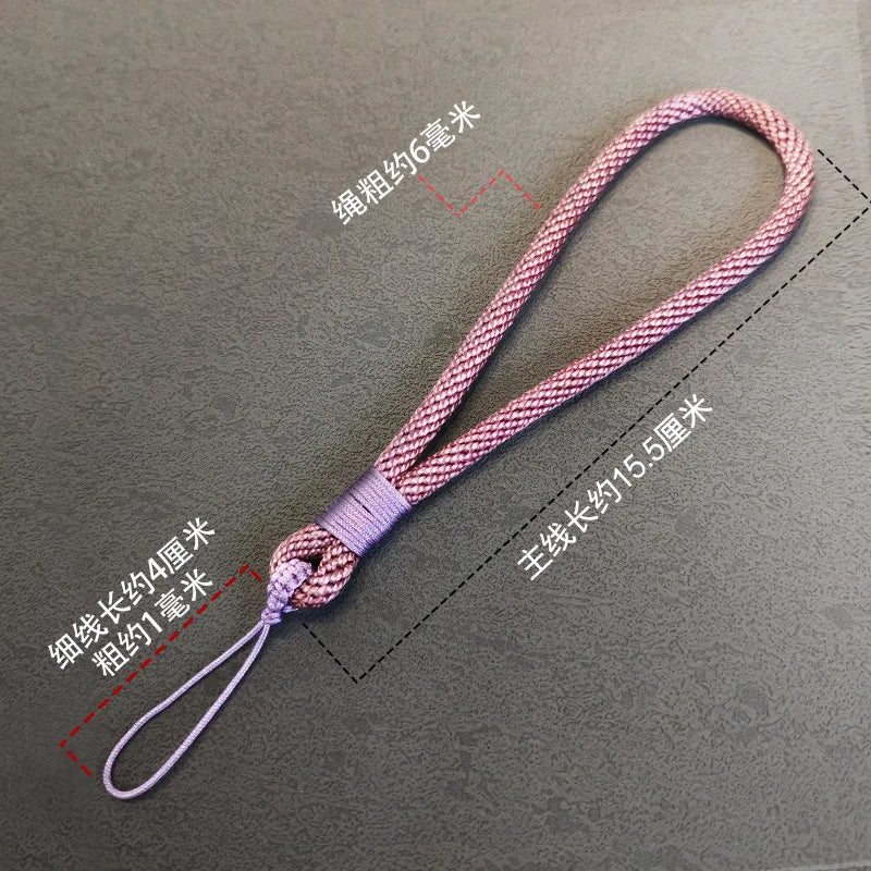 Mobile Phone Lanyard Short Wrist Reinforced Rope Anti-Loss Lanyard For Female Male